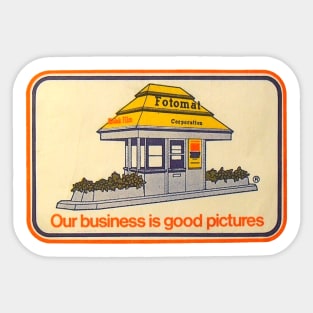 FOTOMAT 80s Rare! Sticker